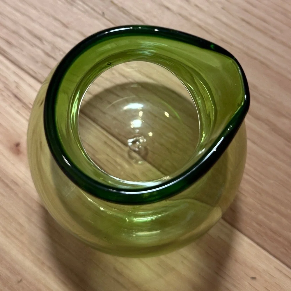 Unmarked hand blown